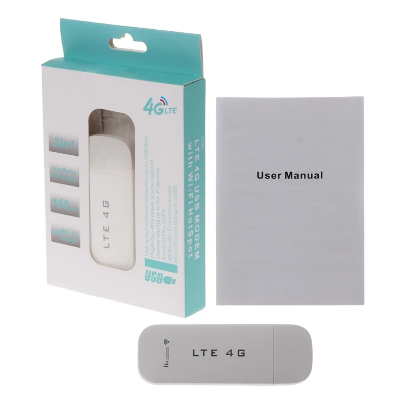 4G LTE usb модем сетевой адаптер с Wi Fi Hotspot sim карты Беспроводной