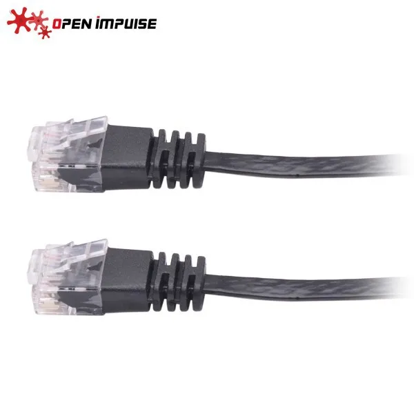Ultra Flat CAT6 Cable Black Color 3