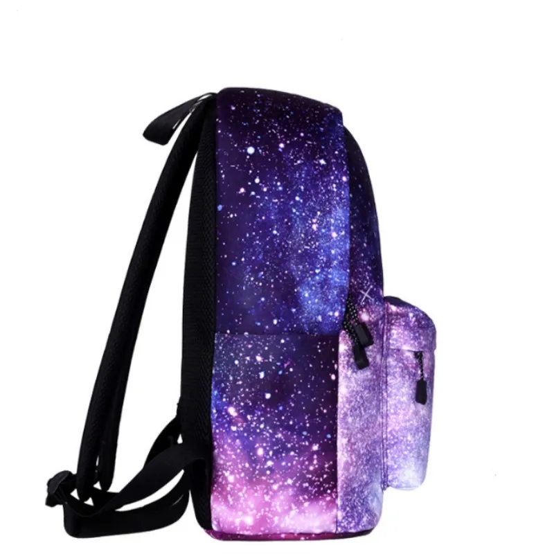 Mochila de lona Multicolor de 2017 para mujeres con estilo Galaxy Star universo espacio Mochila escolar para niñas Mochila femenina Mochila de lona Multicolor de 2017 para mujeres con estilo Galaxy Star universo espacio Mochila escolar para niñas Mochila femenina