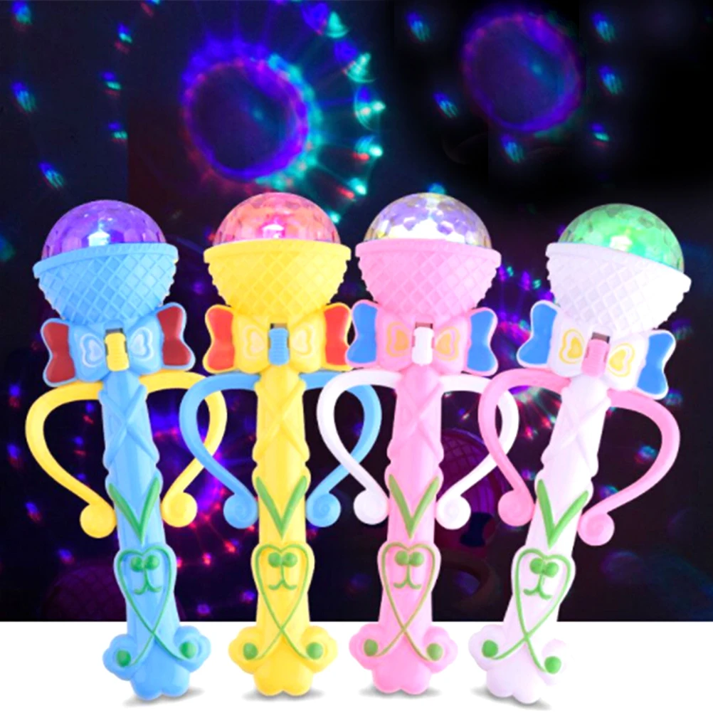 

LED Colorful Flashlight Stick Toy For Kids Children Flash Luminous Microphone Party Funny Toy Gift 1pc