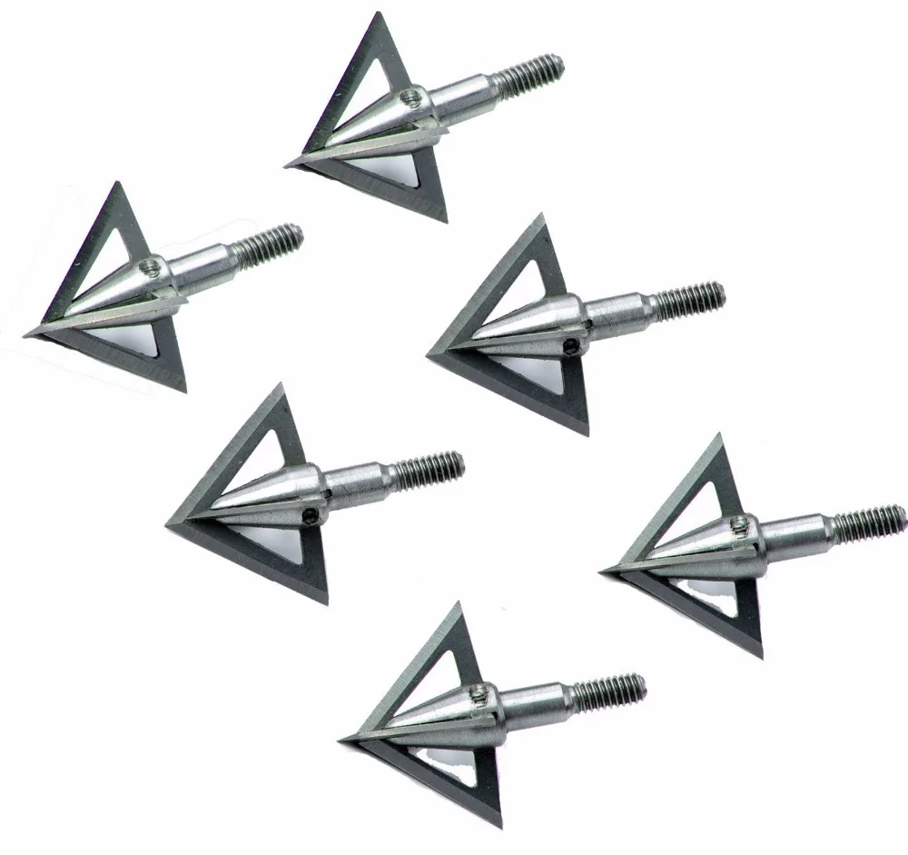 Linkboy стрельба из лука 3 шт. Санфорд 100 наконечники для стрел Grain Broadheads охота