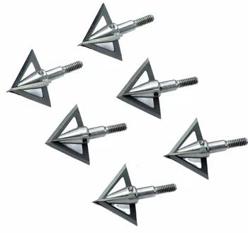 

Linkboy Archery 3PCS Sanford 100 Grain Broadheads for Bow Hunting Arrows Tips Points