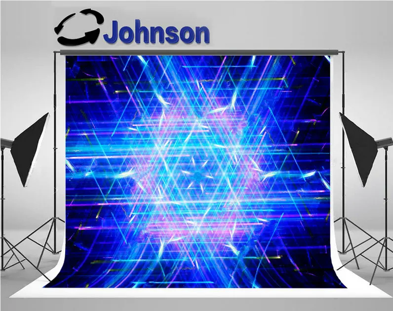 prism Glowing Multicolored Hexagon New Technolog photography backgrounds Vinyl cloth Computer print wall photo backdrop | Электроника