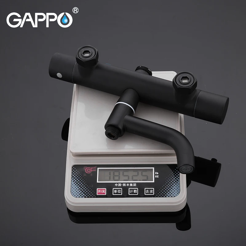 GAPPO shower system black bathroom shower set bath