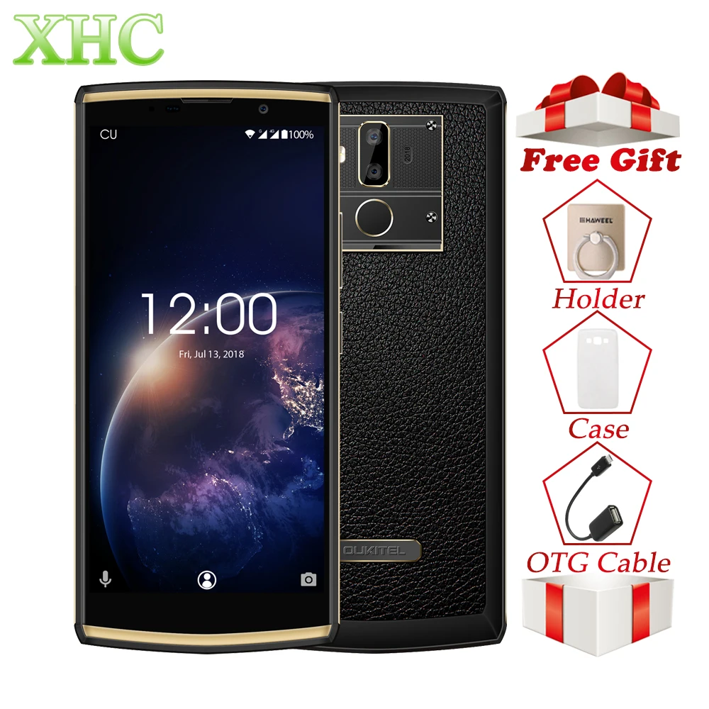 

OUKITEL K7 Power 2G RAM 16G ROM Mobile Phones 6.0" Android 8.1 Octa Core 13.0MP 10000mAh Fingerprint Dual SIM LTE 4G Smartphones