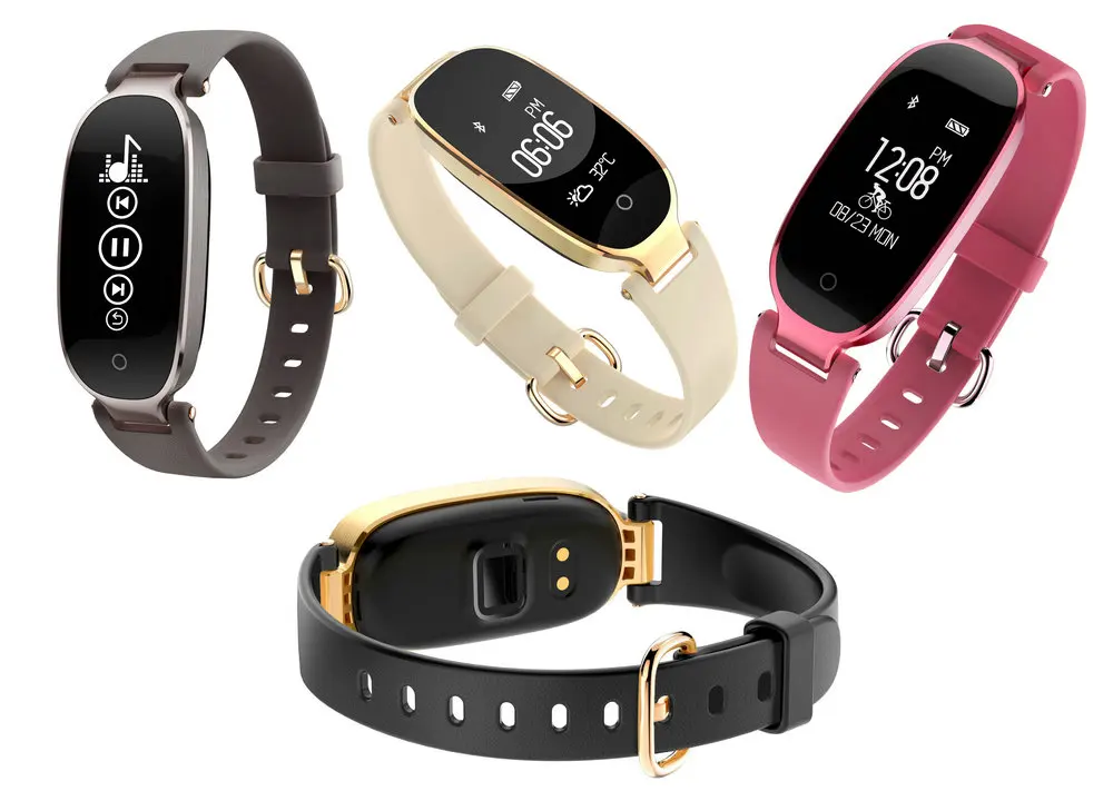 S3 Дамский умный браслет, браслет для девушек и женщин, монитор сердечного ритма, наручные женские фитнес-часы, умный трекер, браслет для Android IOS