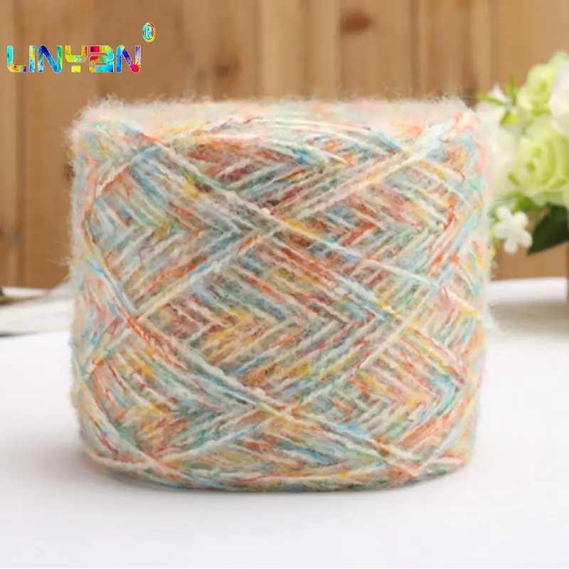 

100g Hand knitting Colorful mohair yarn Characteristics of wool Yarn Hand Knitting Best Soft Mohair Yarn Thread Shawl t3