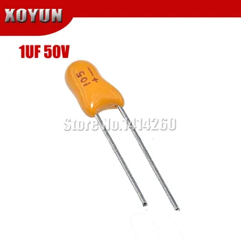 

100PCS 1UF 50V 20% 5.08MM 105 50V MLCC multilayer monolithic ceramic capacitor 0805