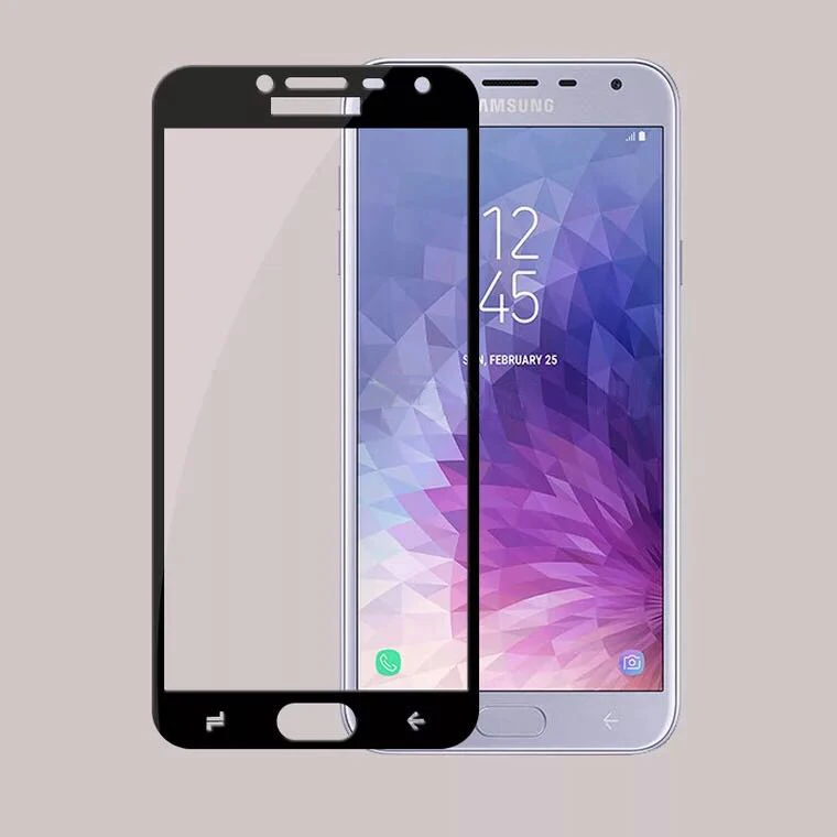 Закаленное стекло с полным покрытием для Samsung Galaxy J4 2018 защитная пленка экрана J400