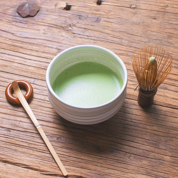 

Japanese ceremony bamboo chasen matcha whisk chashaku tea scoop matcha bowl ceramic home kitchen tea tools set sccessories