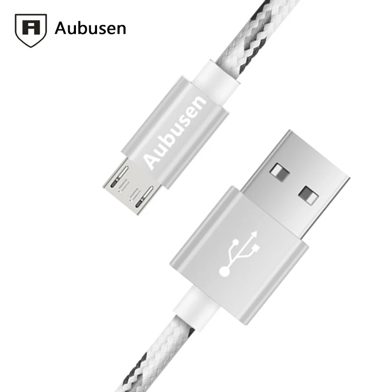 Aubusen кабель micro usb 0.5 m/1 m/1.5 m для xiaomi huawei samsung android быстрая зарядка мобильного телефон