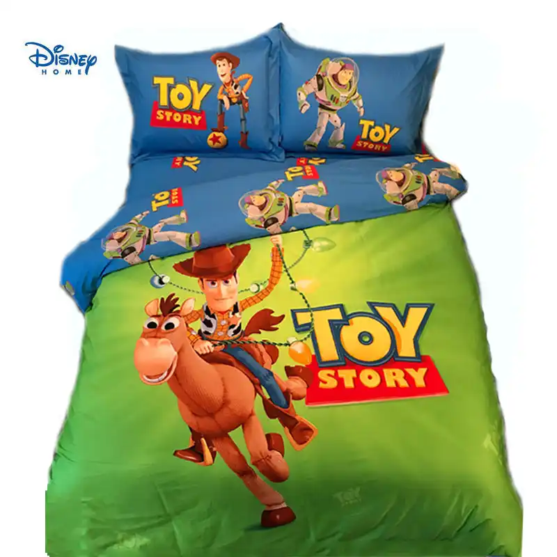 Woody Buzz Lightyear Toy Story Bedding Set Full Size Duvet Cover