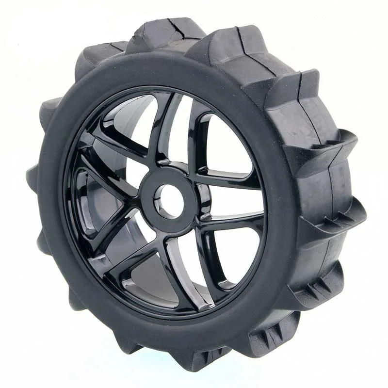 

4Pcs 1/8 85b-808 SUV desert tire 8SC rally short card available sand dredging snow tires tire tread 17mm Wheel Rims Hex Hub