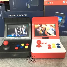 Портативная мини-портативная игровая консоль в стиле ретро, 4,3 дюймов, 64 бит, 3000 видеоигр, Классическая семейная игровая консоль, подарок, ретро-Аркада