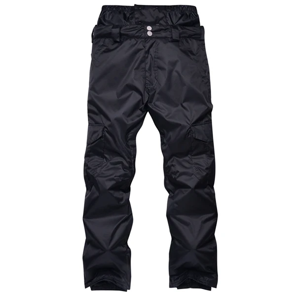 Новинка зимы, мужские лыжные брюки с двойным бортом, ветрозащитные водонепроницаемые камуфляжные плотные теплые тактические брюки - Цвет: C3