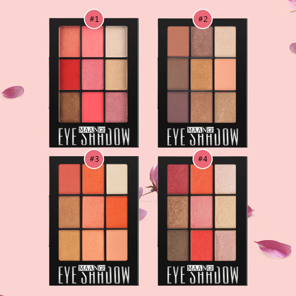 Eye Shadow 9 Colors Eyeshadow Eye Shadow Palette Colors Makeup Kit Eye Color Palette Makeup Palette Matte and Shimmer Cosmetic