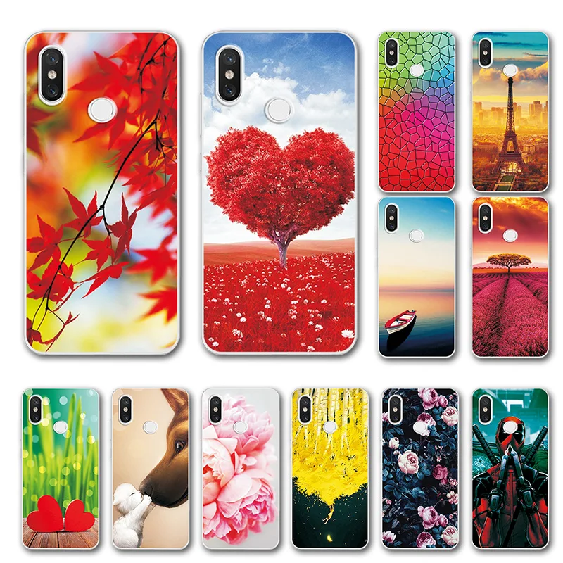

Various Colored Back Cover Funda Redmi Note 5 PRO Snapdragon 636 Case For Xiaomi Redmi Note 5 Global Version Silicone Case Cover