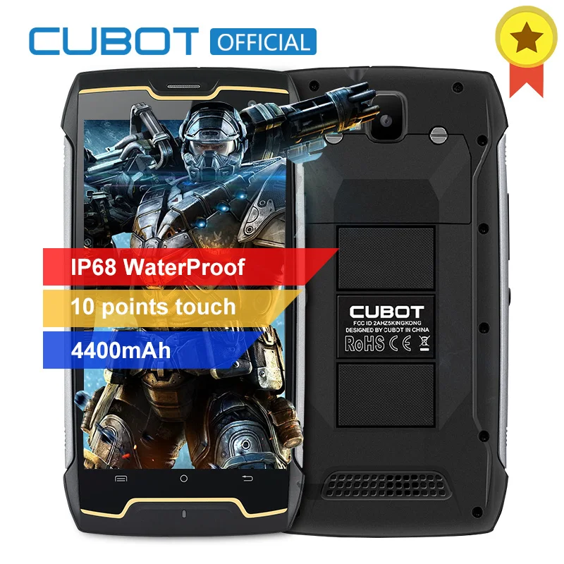 Original Cubot KingKong IP68 Waterproof Dustproof Shockproof MT6580 Quad Core Mobile Phone 5 0 Inch HD