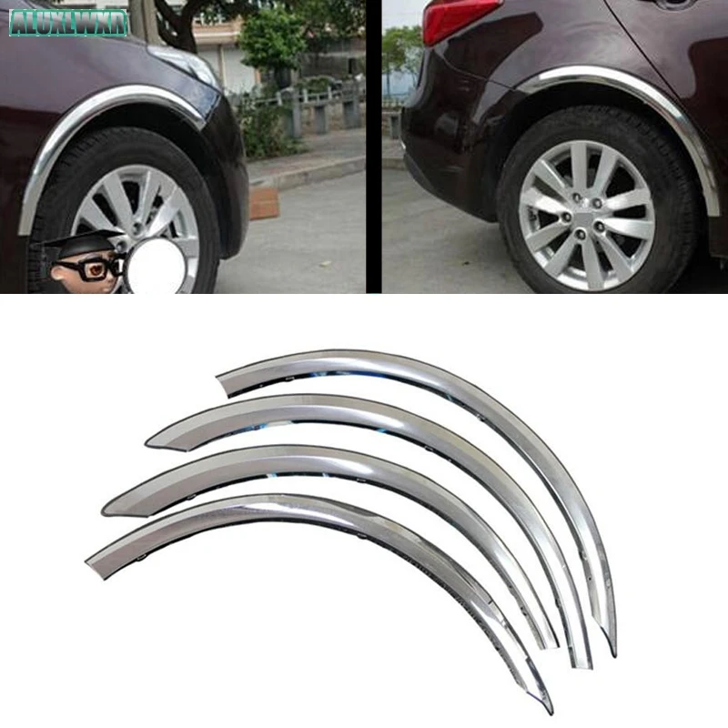 

car-styling Stainless steel wheel eyebrows wheel decorative cover trim car Accessories for lifan marveii myway 2016 2017 2018