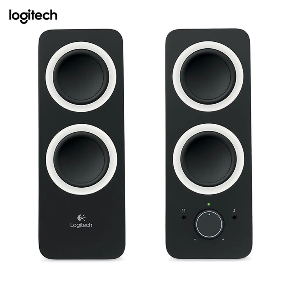 

Logitech Z200 Multimedia Speakers with Stereo Sound for Multiple Devices 3.5 mm Wired 2.0 Channels Speaker 10W Black