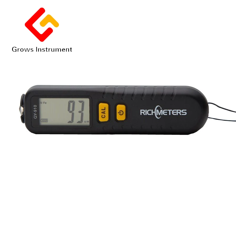 GY910 Digital Coating Thickness Gauge 1 micron/0 1300 Car Paint Film