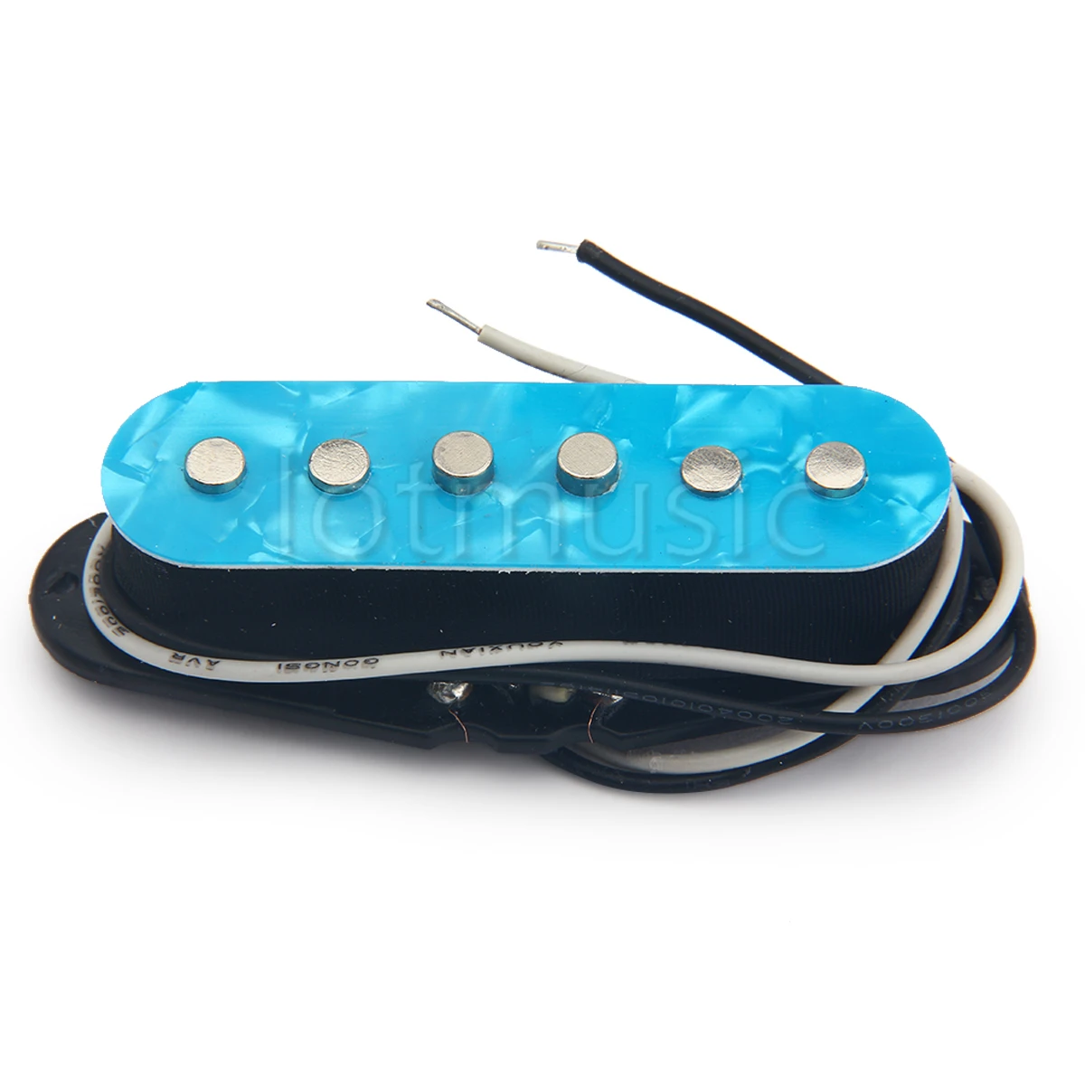 Гитарный затактовый звукосниматель с одной катушкой для электрогитары аксессуары для шеи звукосниматель перламутровый синий кремовый зеленый серый красный желтый белый