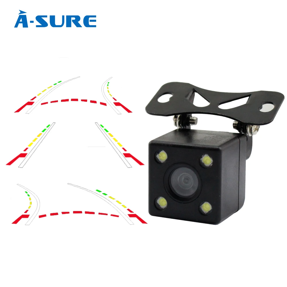 A Sure Advanced Dynamic Parking Track Rear View Reversing CCD Camera HD 170 Degree Night vision