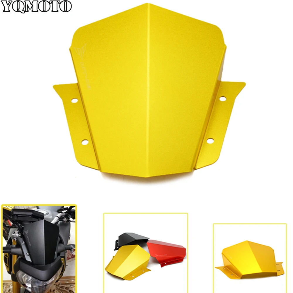 

Motorcycle Windshield WindScreen Front Odometer Sun Visor Shield Front deflector for Yamaha MT-09 FZ-09 MT09 moto accessories