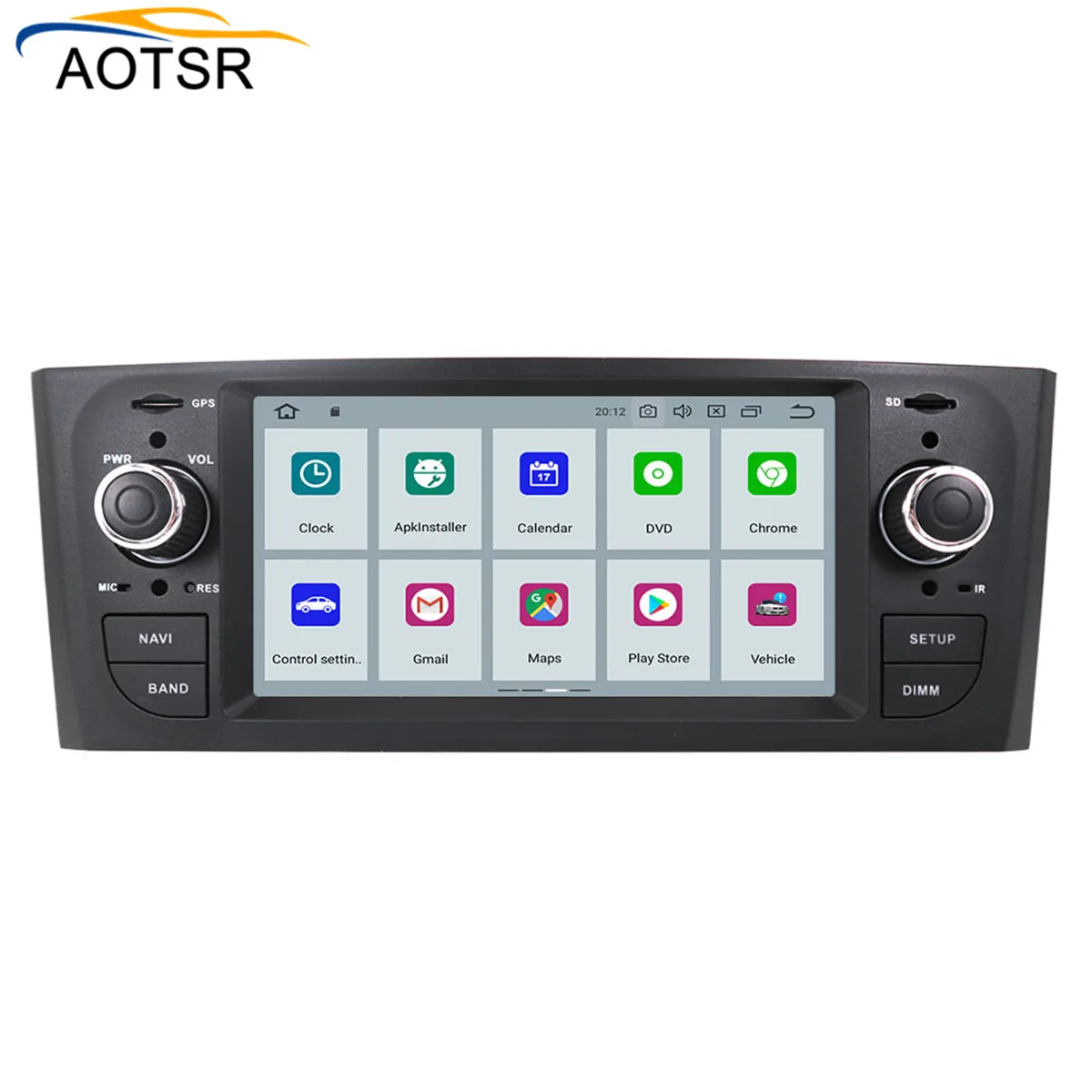 Cheap Octa Core IPS Android 9.0 GPS Navigation Stereo Car DVD Multimedia for Fiat Grande Punto Linea 2007-2012 with Radio audio stereo 1