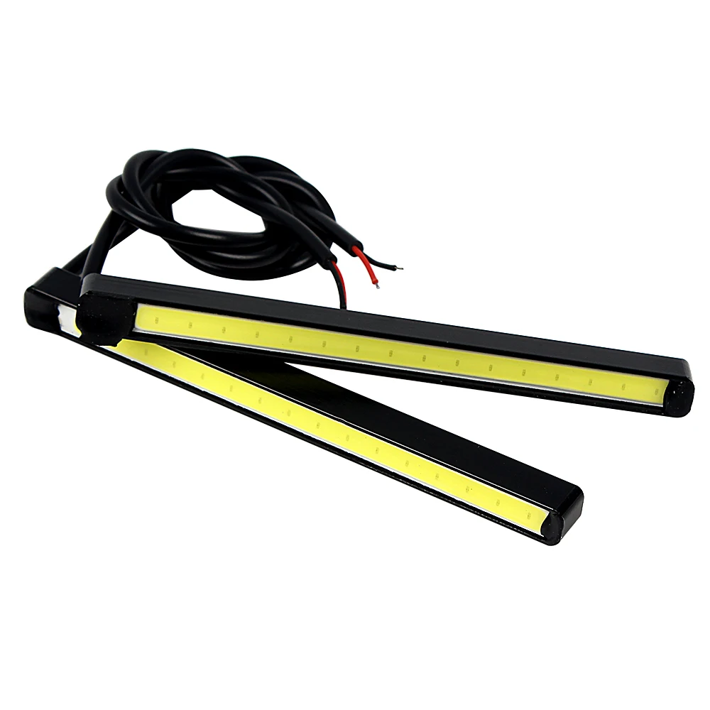 

2pcs Car DRL DC 12V Driving Fog Lamps Auto Accessories 10.5cm LED Daytime Running lights COB Car-styling Light Source #iCarmo