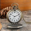 Collectibles Train Car Print Pendant Pocket Watch Fob Chain Necklace Mens Flip Retro Case Quartz Watch Hour Clock for Men Women ► Photo 2/6