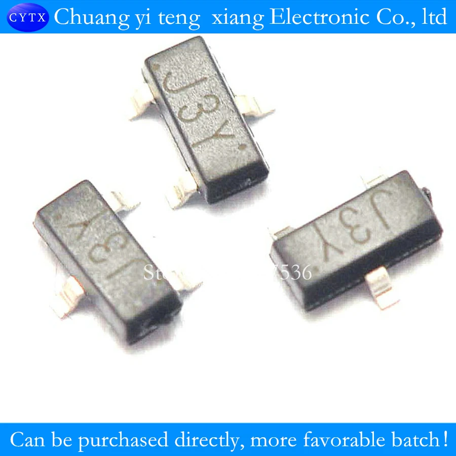 SMD Триод S8050 J3Y 0 5 A / 25VNPN SOT23 Транзистор (100 шт./лот) | Электронные компоненты и
