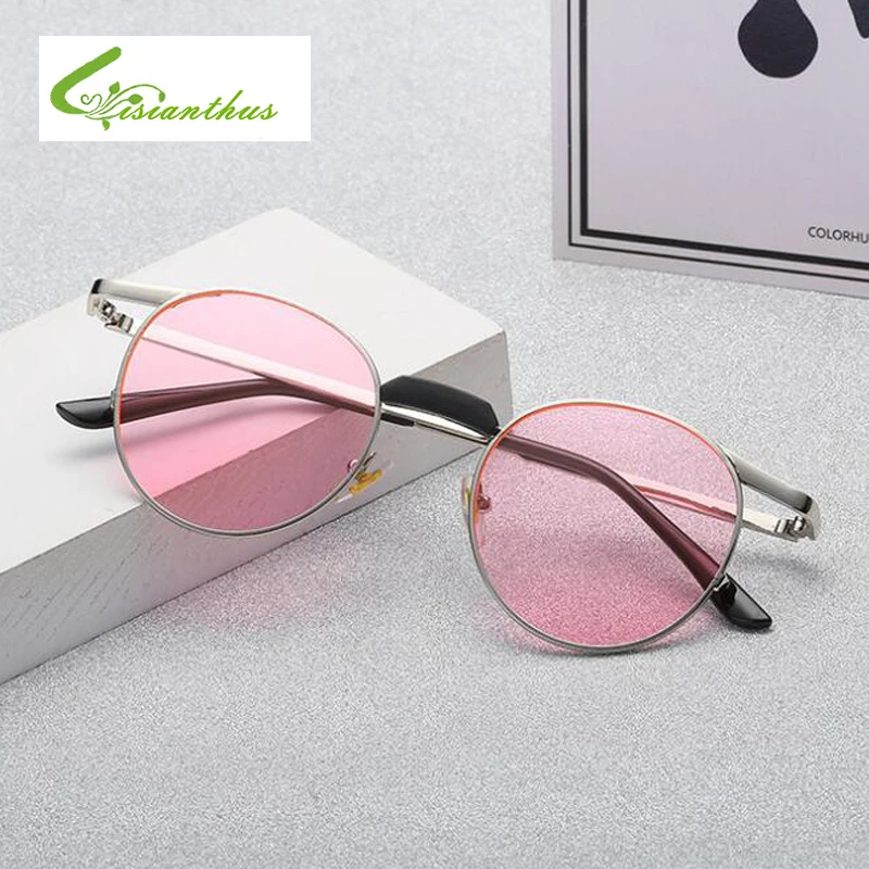 

New 2019 Steampunk Sunglasses Women Retro Metal Round Shades Brand Designer Sun Glasses For Women High Quality Eyewear UV400