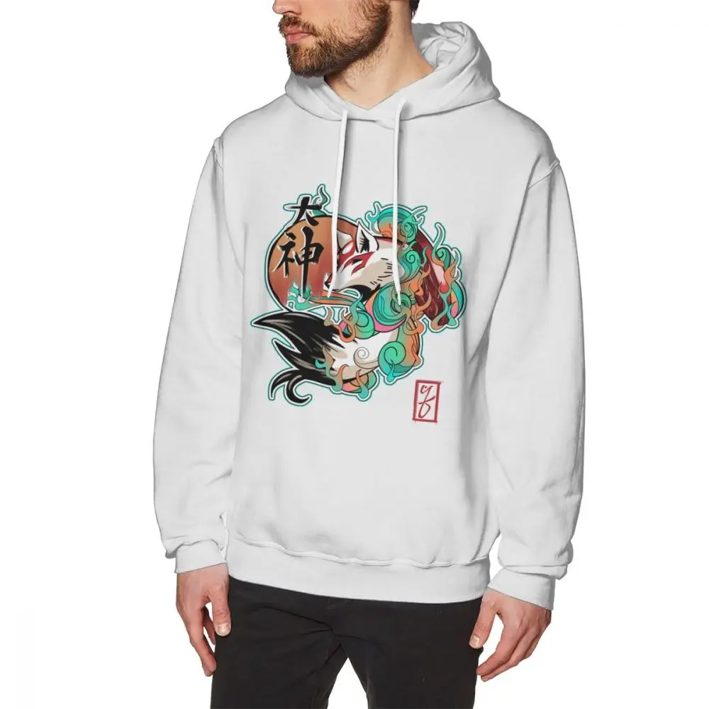 Okami Hoodie Lengan Panjang Sun Goddess Sweatshirt dengan Harga Murah  Hoodie Kerah Bulat 3D Cetak Baru Modis - AliExpress Pakaian Pria