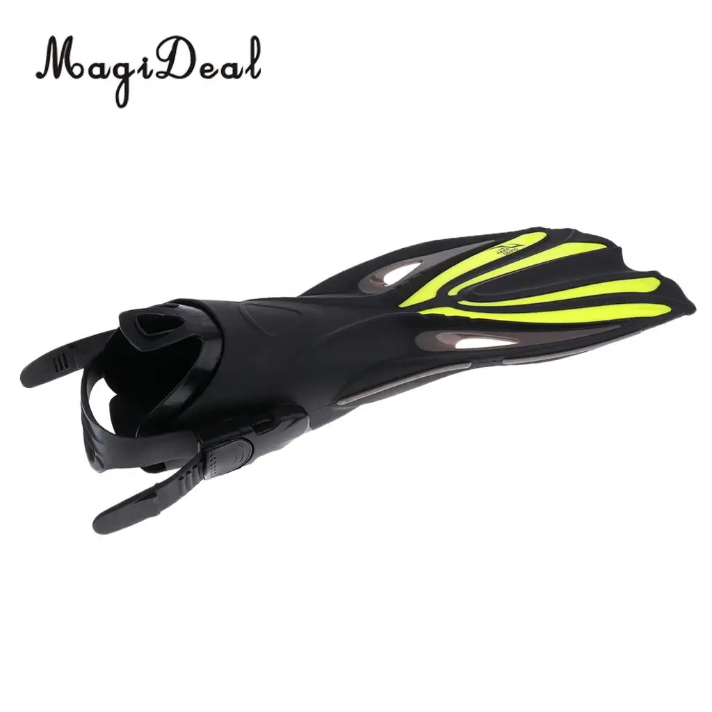 MagiDeal Premium Scuba Diving Swimming Snorkeling Training Aid Fins Foot Flippers for Adult Men Women Water Sports