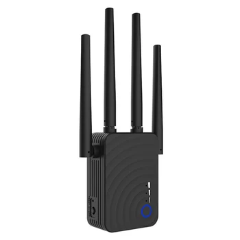 

1200Mbps Wireless Wifi Extender Repeater Router Dual Band with Antenna Signal Amplifier GY88