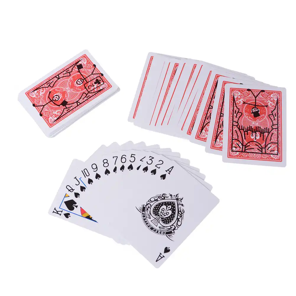1 conjunto prop Magia Carta de Baralho Previsão de Animação Dos Desenhos Animados engraçado magia Convés Embalagem truques de mágica, truque
