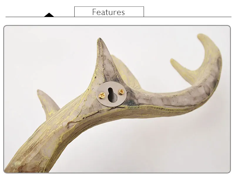 Американский винтажный рога домашний декор крючок необычная одежда магазин Вход олень настенный висячее украшение персонализированный настенный Ключ вешалка