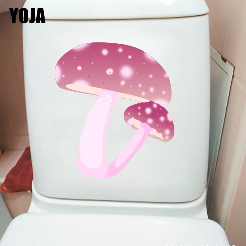 YOJA 20x22 8 см розовый милый Гриб Девушка Спальня наклейка на стену Наклейка