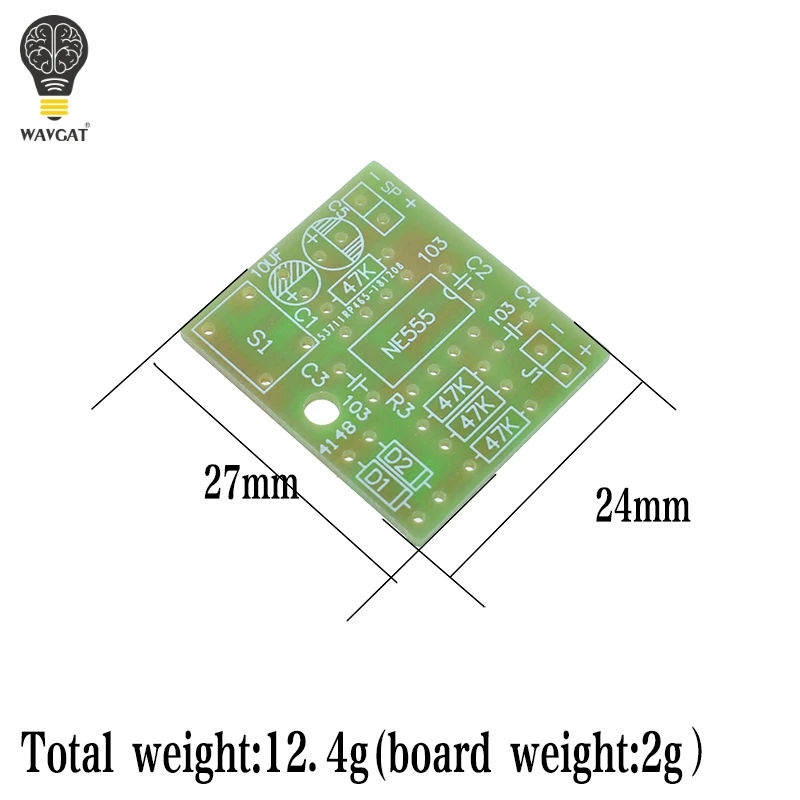 NE555 дверной звонок набор электронного производства дверной звонок Набор DIY Набор Ding dong дверной Звонок PCB сварочная лаборатория