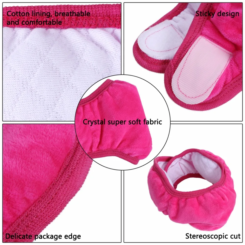 Winter Warm Ear Protection Mouth-Mask Outdoor Riding Windproof And Dustproof Protection Face Care Ear All-Inclusive Mask For Ladies  Rose Red (3)