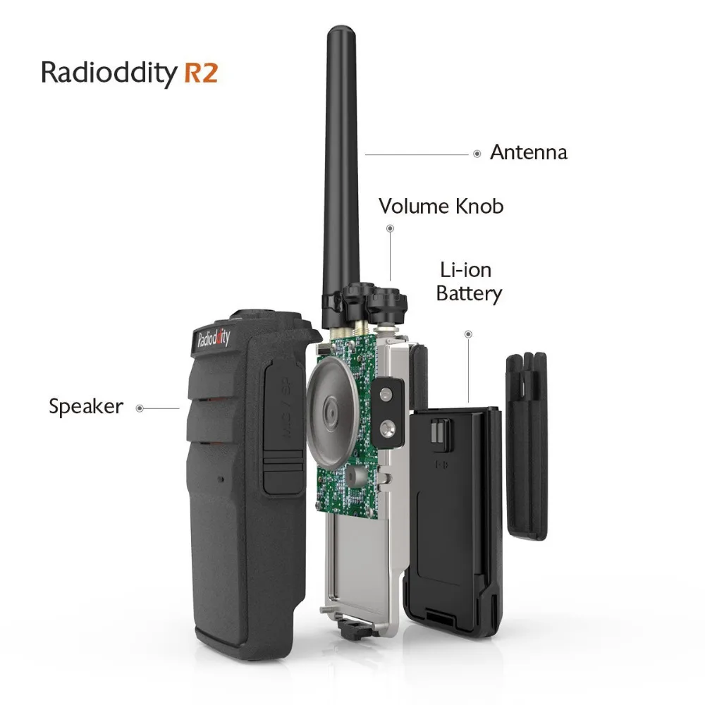 4 шт. радиодность R2 рация PMR446Mhz 16CH UHF скремблер двухстороннее радио VOX дальность с USB зарядным устройством+ наушник