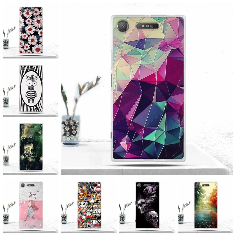 

Phone Case For Sony Xperia XZ1 Cover Soft TPU Silicon Back Cover for Sony Xperia XZ1 Case Phone Covers for Sony XZ1 Fundas Coque