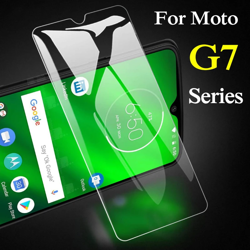 

Glass For Motorola Moto g7 play plus power tempered glas screen protector mo to g 7 g7plus g7play 2.5d 9h protective film