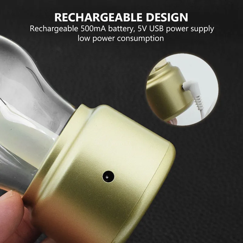 USB Rechargeable Bulb Shaped LED Night Light18