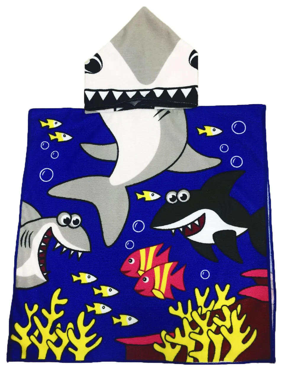 Different designs Kids Hooded Towel Microfiber Boys Girls Bath Towels Super Absorbent Cartoon Child Sunscreen Beach Towel
