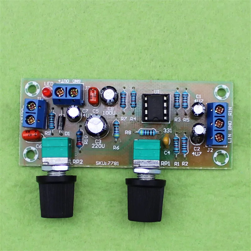 DC 10 24V 22Hz 300Hz Filter Plate font b Subwoofer b font font b Amplifier b
