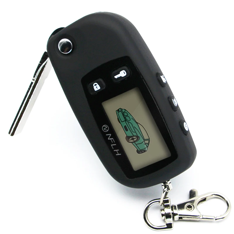 

TW9030 Lcd remote uncut blade fob Keychain For Tomahawk TW 9030 Two way car remote controller TW9030 auto alarm Drop shipping