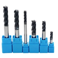 טונגסטן פלדה מחיר הנחה HRC50 4F endmills 4 מ"מ 5 מ"מ 6 מ"מ 8mm 12mm מיל סוף קרביד כרסום טונגסטן פלדה CNC כרסום (1)