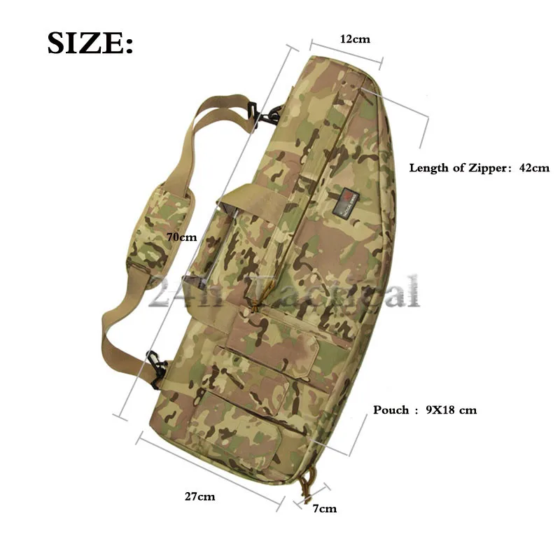 70 см мягкая сумка для оружия, тактическая сверхмощная винтовка, сумка для страйкбола, Охотничья ручная/Наплечная Сумка для оружия, чехол для армейских военных